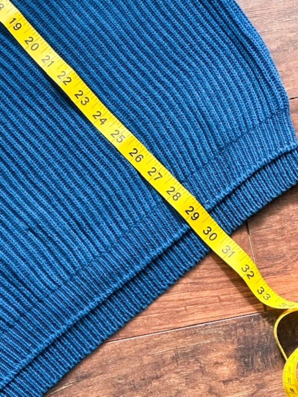 Vintage Chaps Ralph Lauren Teal Ribbed Raglan Knit Sweater Large Cotton Crest - Picture 13 of 13